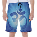 Mantra Om Print Men's Beach Shorts