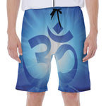 Mantra Om Print Men's Beach Shorts