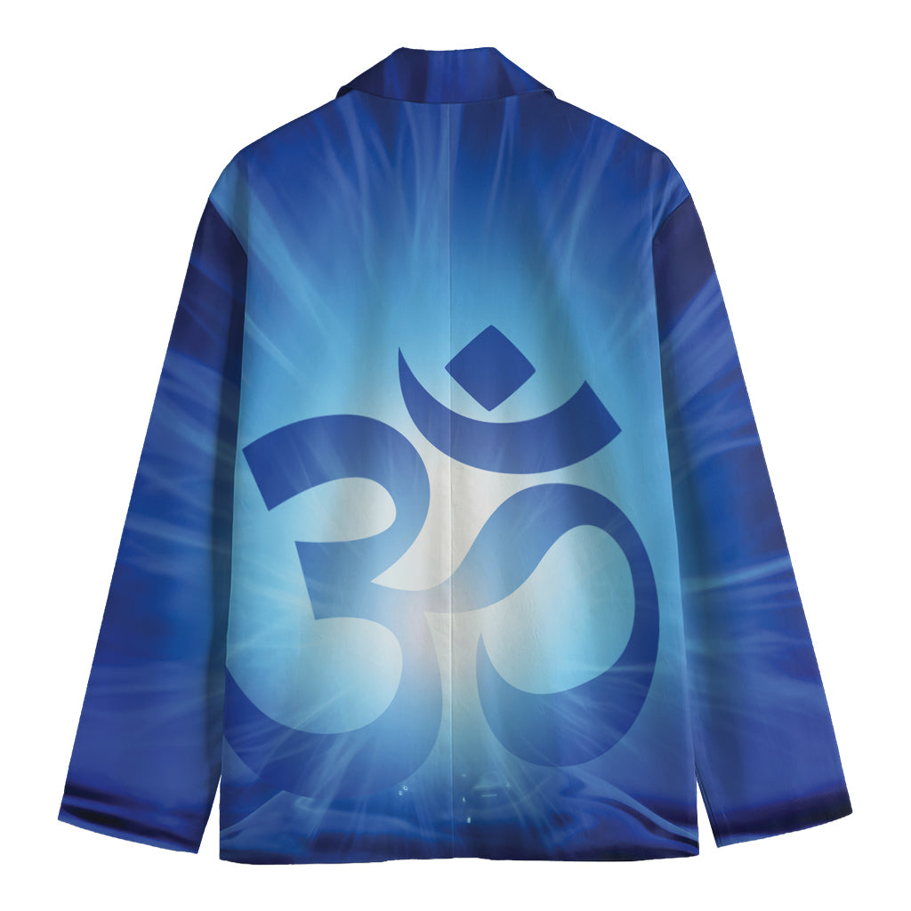 Mantra Om Print Men's Blazer