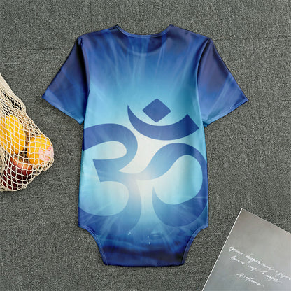 Mantra Om Print Men's Bodysuit