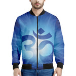 Mantra Om Print Men's Bomber Jacket