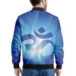 Mantra Om Print Men's Bomber Jacket