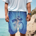 Mantra Om Print Men's Cargo Shorts