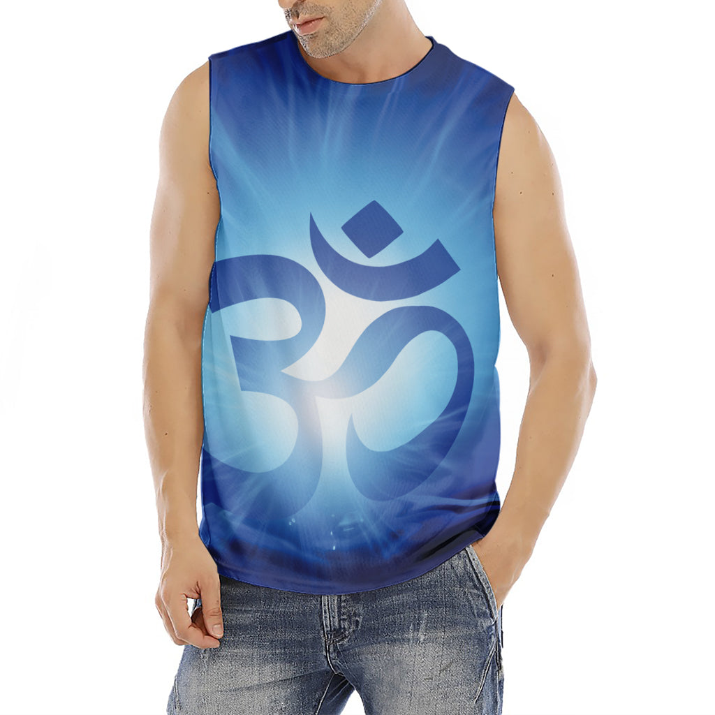 Mantra Om Print Men's Fitness Tank Top