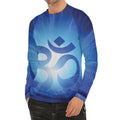 Mantra Om Print Men's Long Sleeve Rash Guard