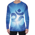 Mantra Om Print Men's Long Sleeve T-Shirt