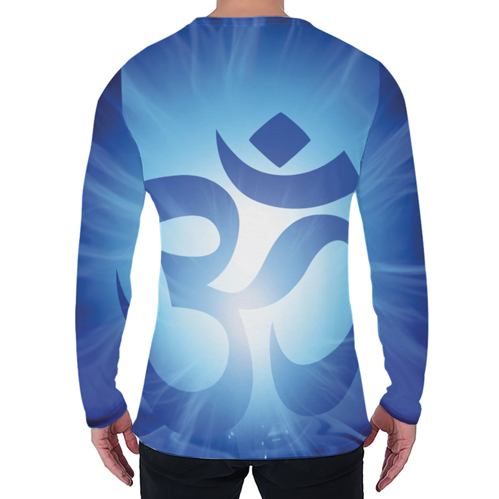 Mantra Om Print Men's Long Sleeve T-Shirt