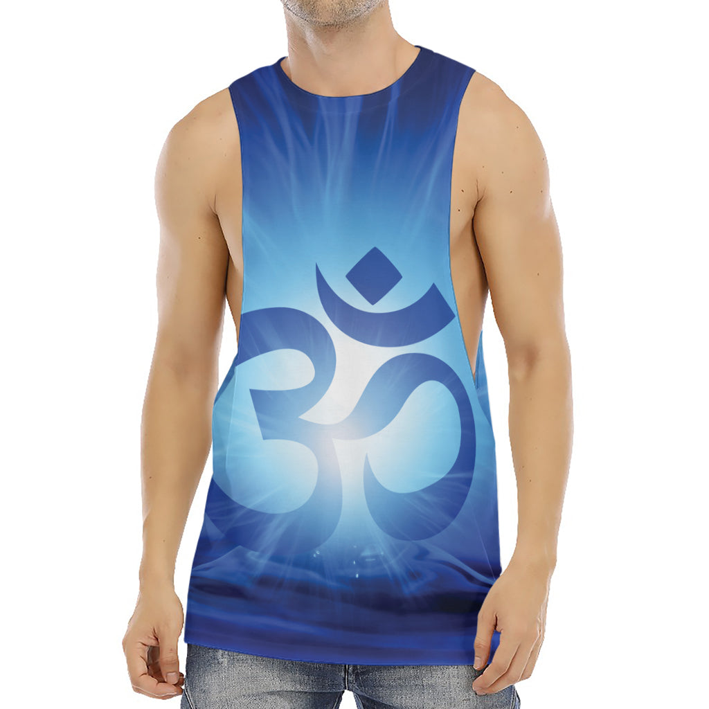 Mantra Om Print Men's Muscle Tank Top