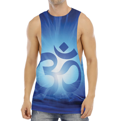 Mantra Om Print Men's Muscle Tank Top