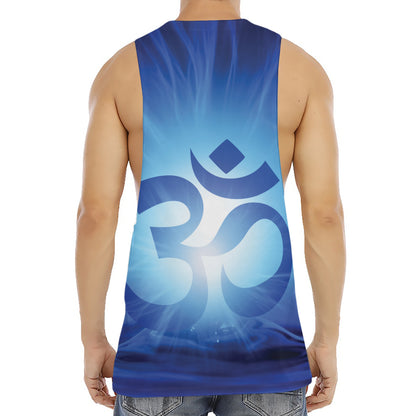 Mantra Om Print Men's Muscle Tank Top