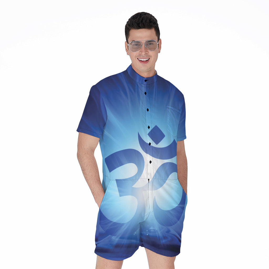 Mantra Om Print Men's Rompers