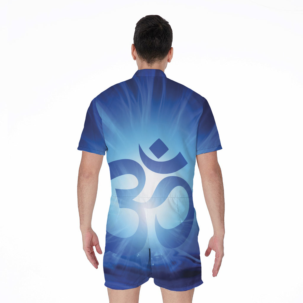 Mantra Om Print Men's Rompers