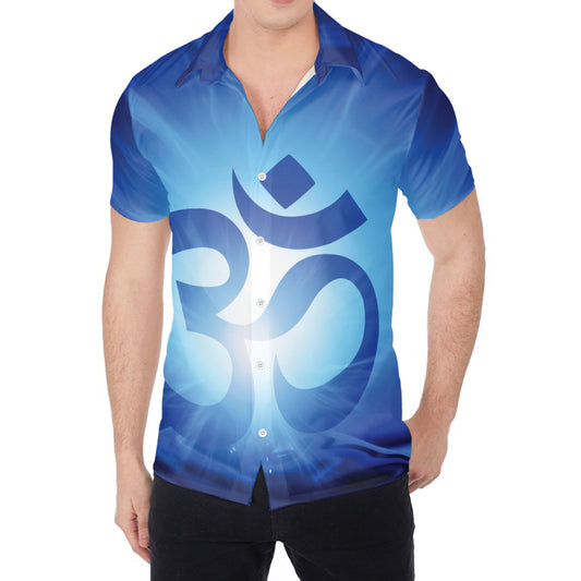Mantra Om Print Men's Shirt