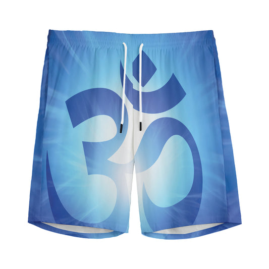 Mantra Om Print Men's Sports Shorts