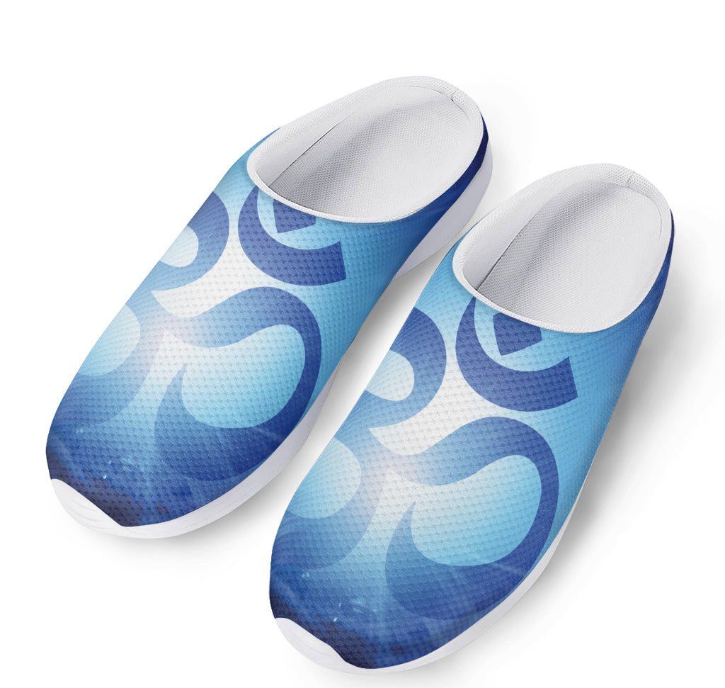 Mantra Om Print Mesh Casual Shoes