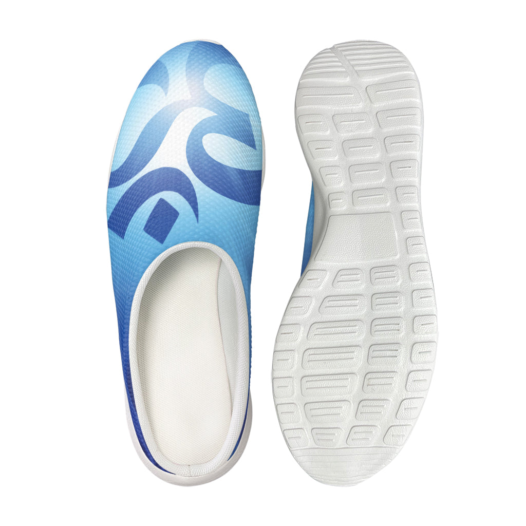 Mantra Om Print Mesh Casual Shoes