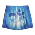 Mantra Om Print Mesh Shorts