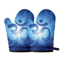Mantra Om Print Oven Mitts
