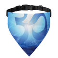 Mantra Om Print Over The Collar Dog Bandana