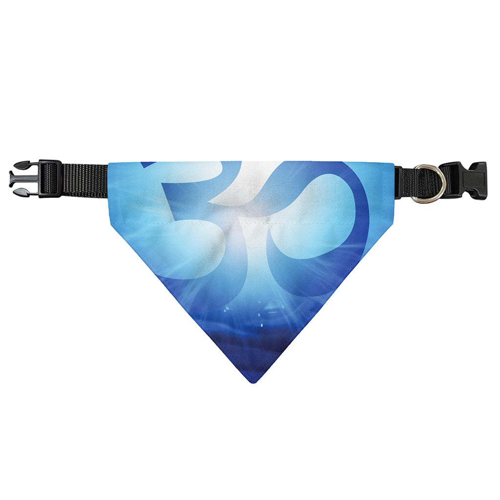 Mantra Om Print Over The Collar Dog Bandana