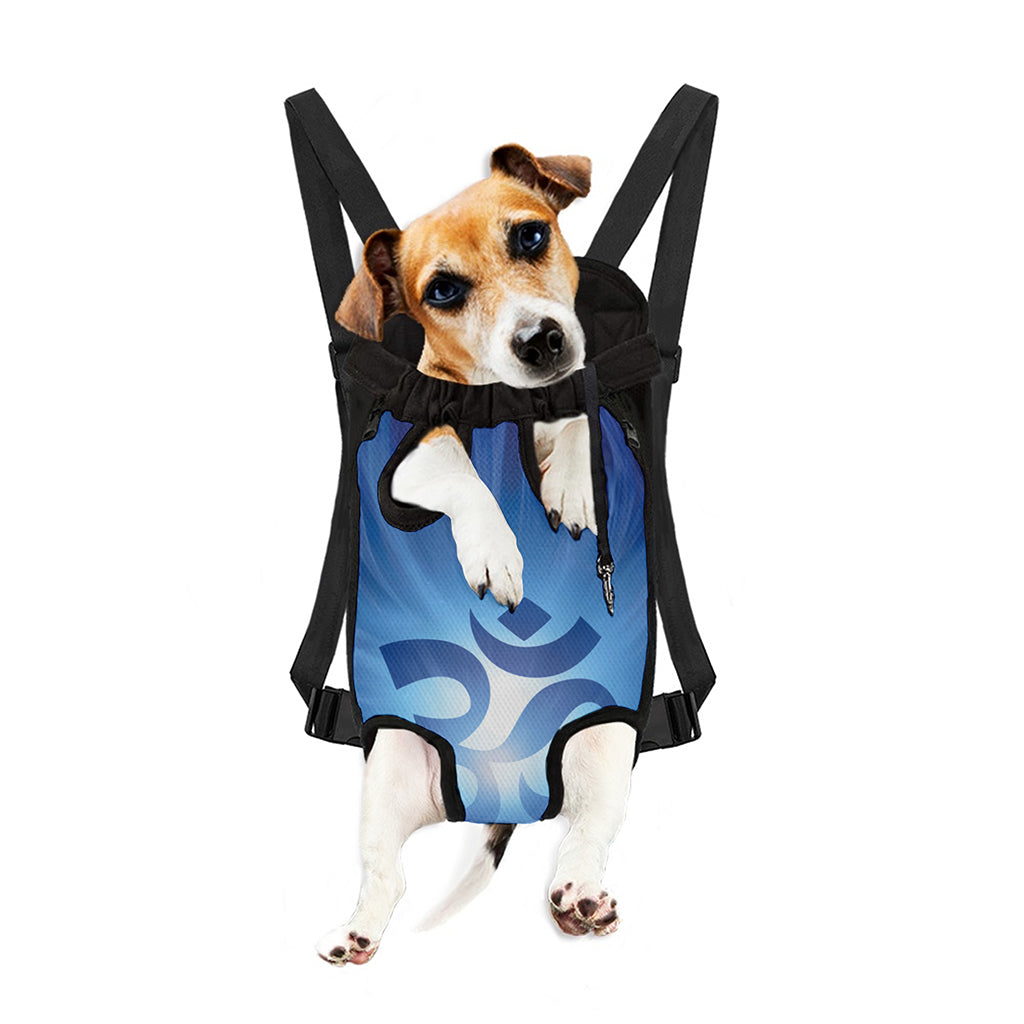 Mantra Om Print Pet Carrier Backpack
