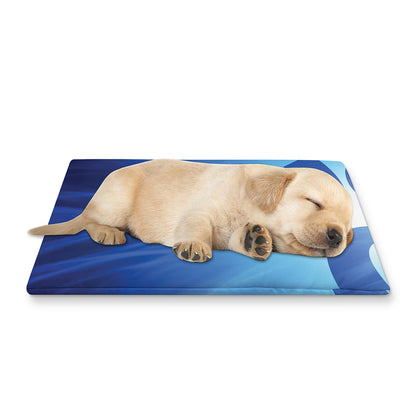 Mantra Om Print Pet Cooling Mat Cover