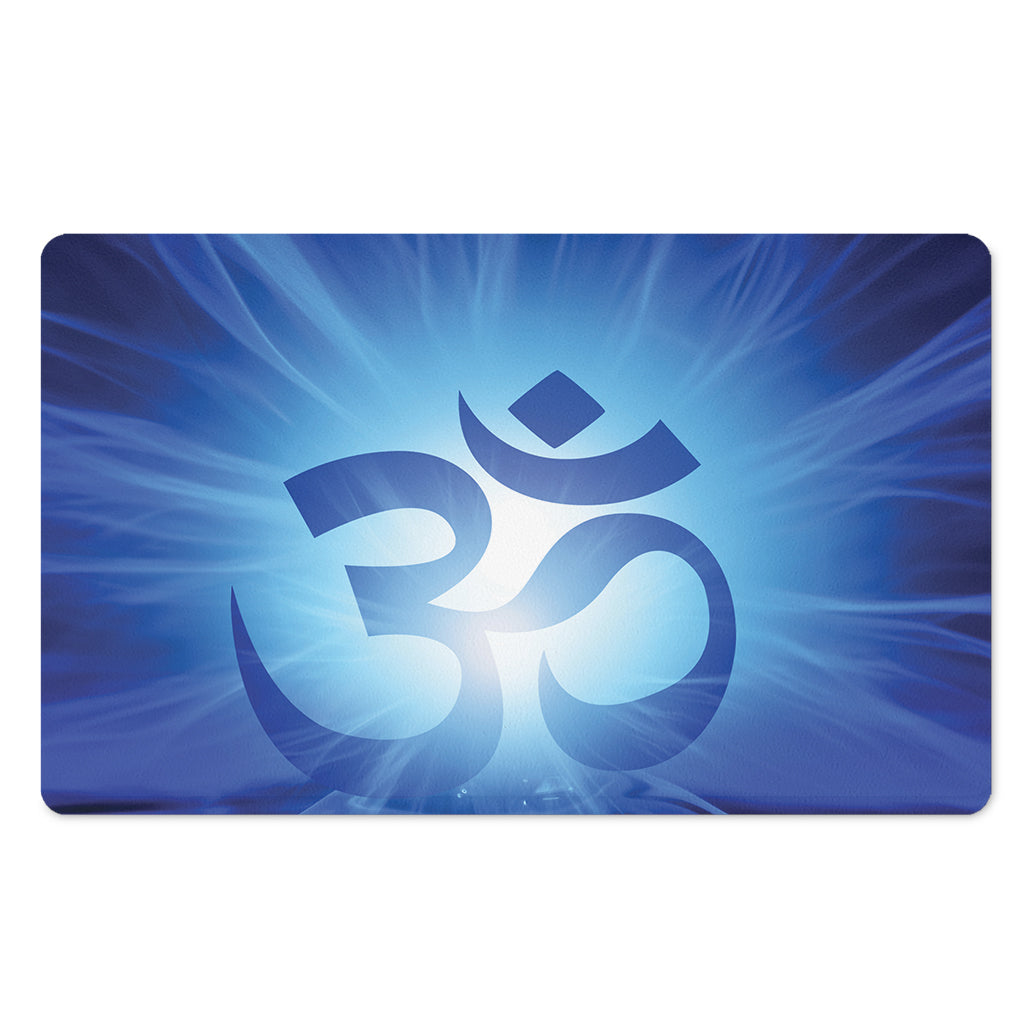 Mantra Om Print Polyester Doormat