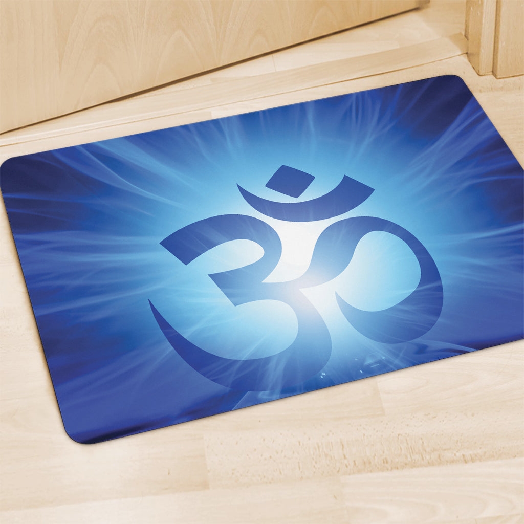 Mantra Om Print Polyester Doormat