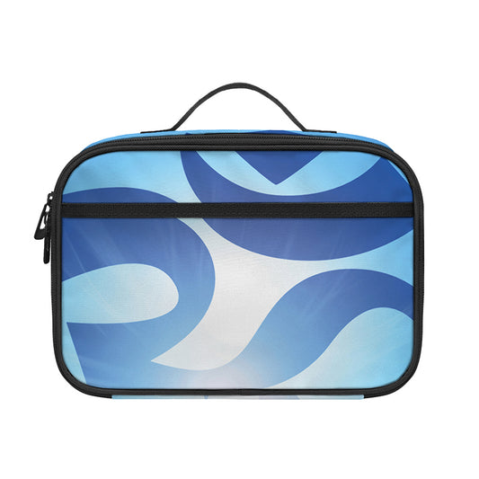 Mantra Om Print Portable Lunch Bag