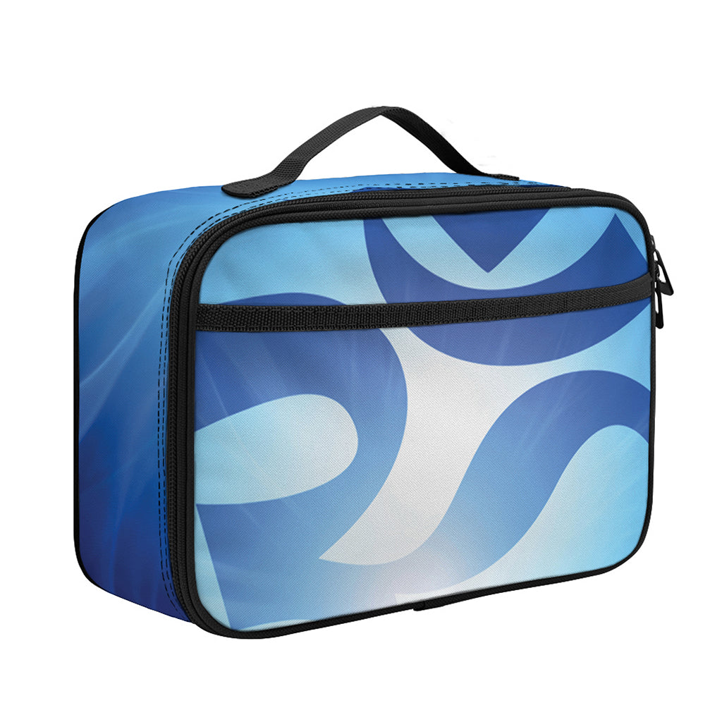 Mantra Om Print Portable Lunch Bag
