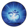 Mantra Om Print Round Floor Mat