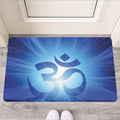 Mantra Om Print Rubber Doormat