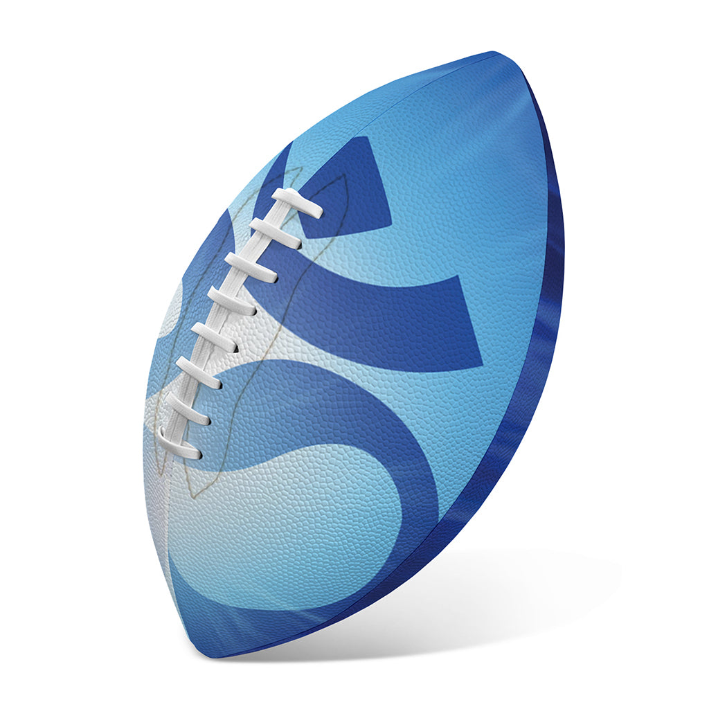 Mantra Om Print Rugby Ball