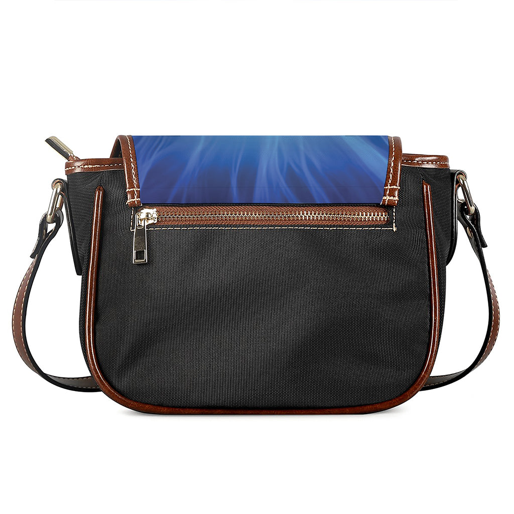 Mantra Om Print Saddle Bag