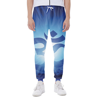 Mantra Om Print Scuba Joggers