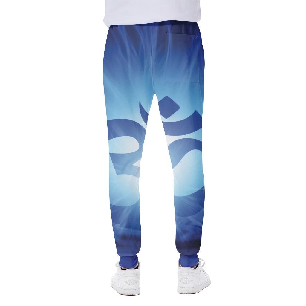 Mantra Om Print Scuba Joggers