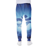 Mantra Om Print Scuba Joggers