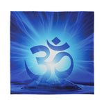 Mantra Om Print Silk Bandana