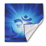 Mantra Om Print Silk Bandana