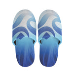 Mantra Om Print Slippers