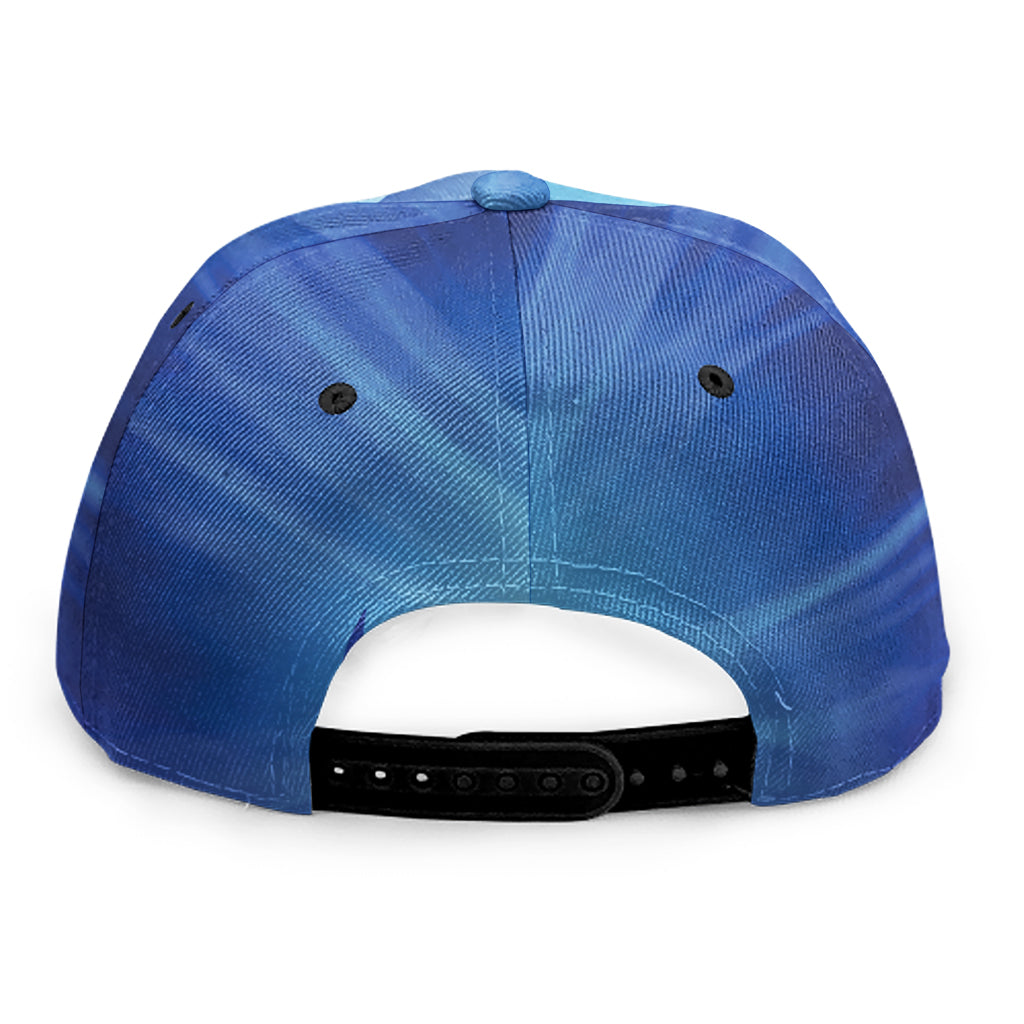 Mantra Om Print Snapback Cap