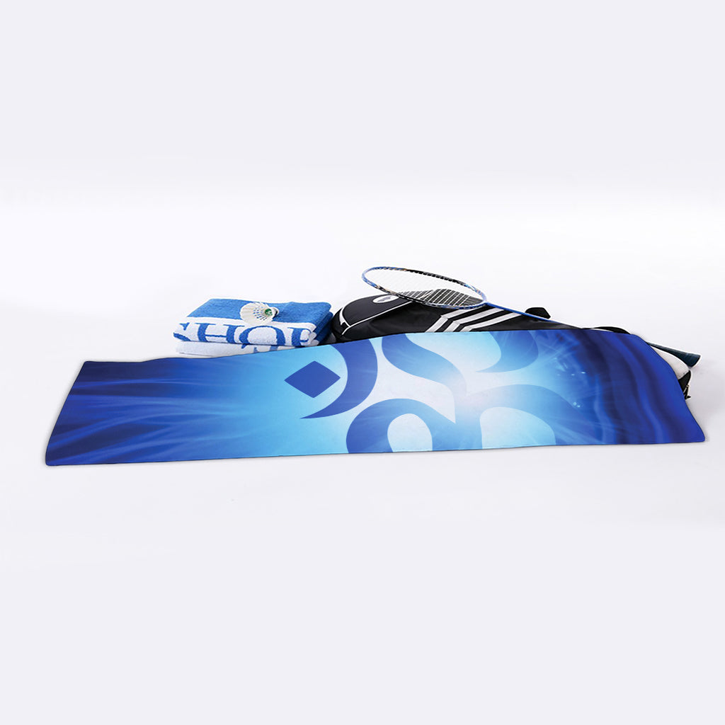 Mantra Om Print Sports Towel