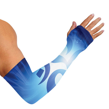 Mantra Om Print Sun Protection Arm Sleeves