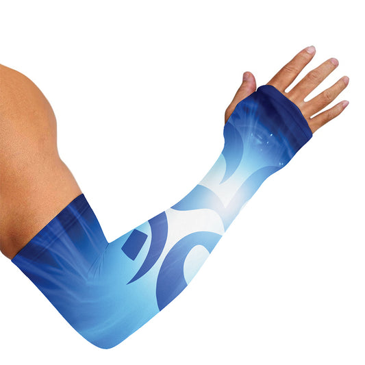 Mantra Om Print Sun Protection Arm Sleeves