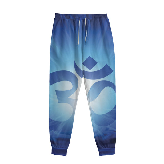 Mantra Om Print Sweatpants