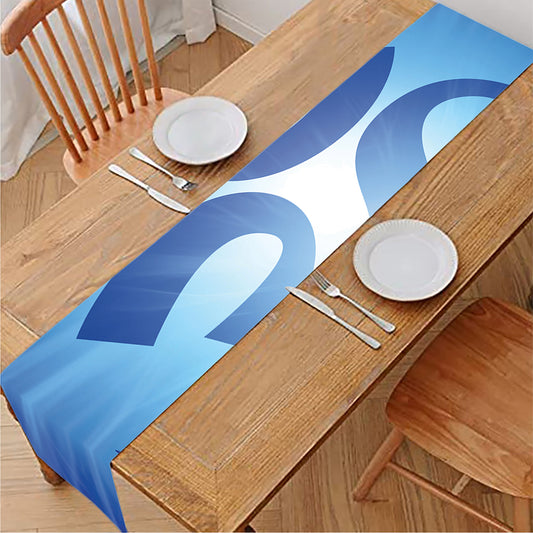 Mantra Om Print Table Runner
