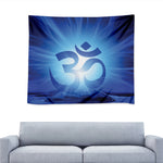 Mantra Om Print Tapestry