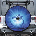 Mantra Om Print Tire Cover With Camera Hole