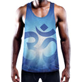 Mantra Om Print Men's Workout Tank Top