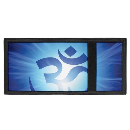 Mantra Om Print Trifold Wallet